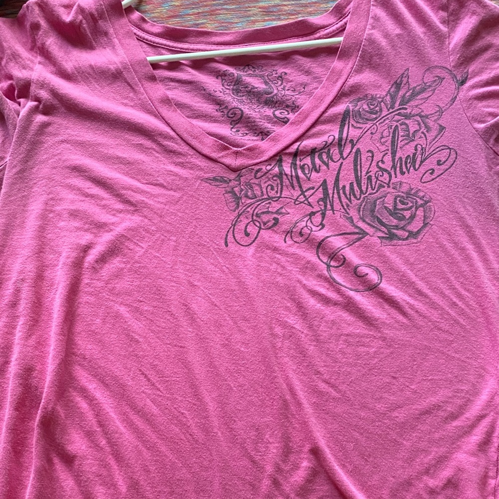 Metal Mulisha Pink Y2K shirt